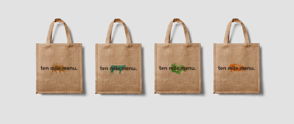 Ten Mile Menu - Printed Bags